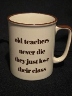 Teacher Mug- Vintage