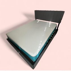 Storage Queen Bed and Mattress 
