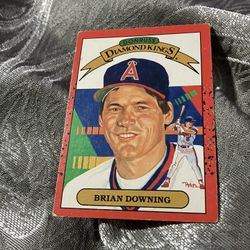 Donruss Diamond Kings Brian Downing Baseball Card In Fair Condition, Make Me A Reasonable Offer, Pup On 59th Ave In Camelback
