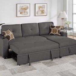 ✅️✅️Convertible Sectional
Reversible Convertible Sectional W/Cup Holders & Storage✅️