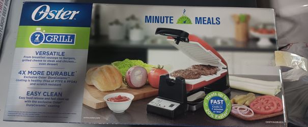 Oster 7-Minute DuraCeramic Indoor Grill
