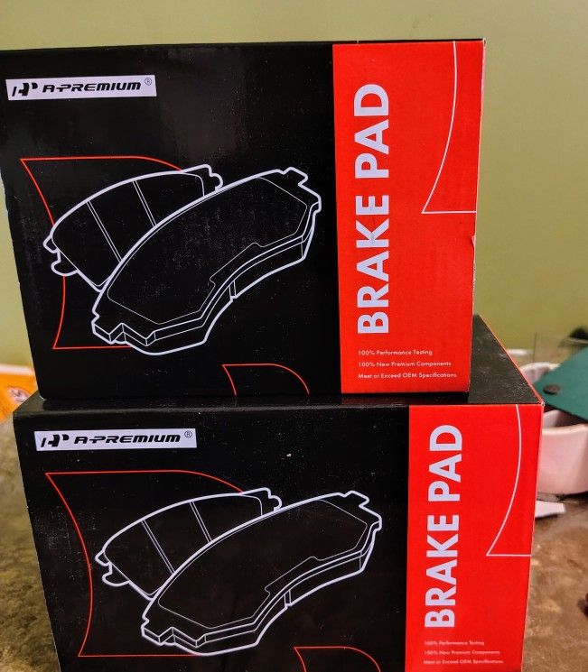 A-Premium Front and Rear Ceramic Disc Brake Pads Set Compatible with Select Pontiac, Scion and Toyota Models - Vibe 2009-2010, xB 2008-2015, Corolla 2