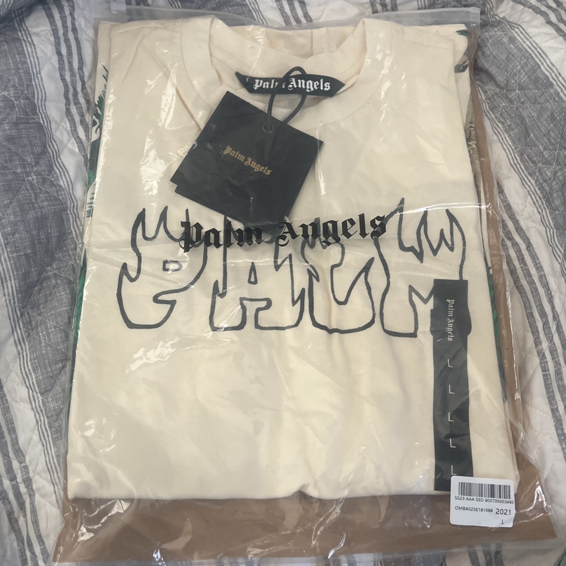 Palm Angels Palms&Skull Vintage T Shirt