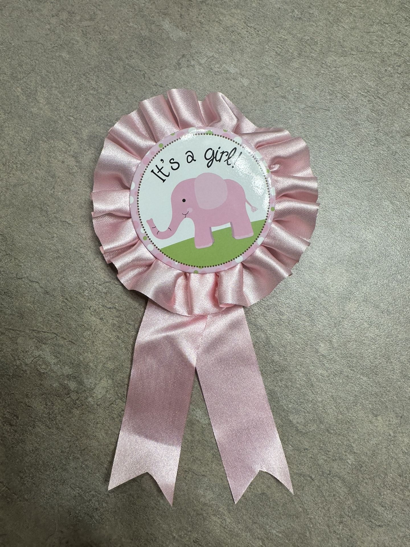 It’s A Girl Pin For Baby Shower