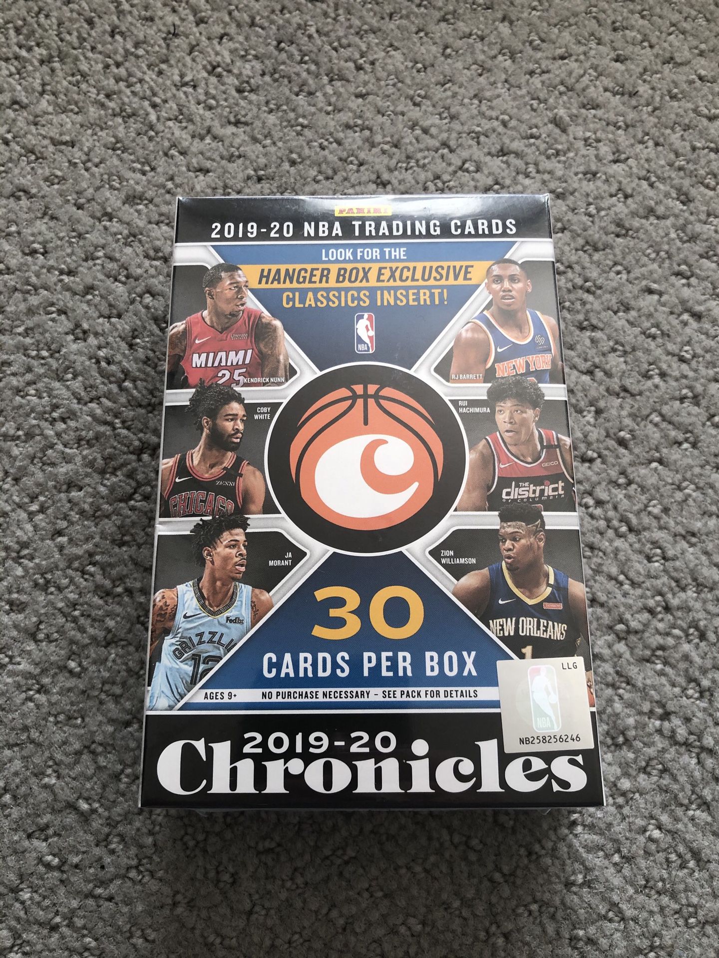 Chronicles Basketball Hanger Box 2019-2020