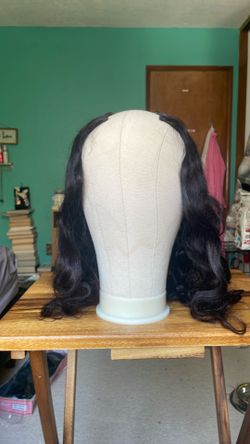 Dark Brown U Part Long Wavy Wig