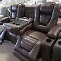 Power Electric Theater  Nice Couch