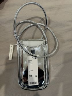 Silver Metallic Bag