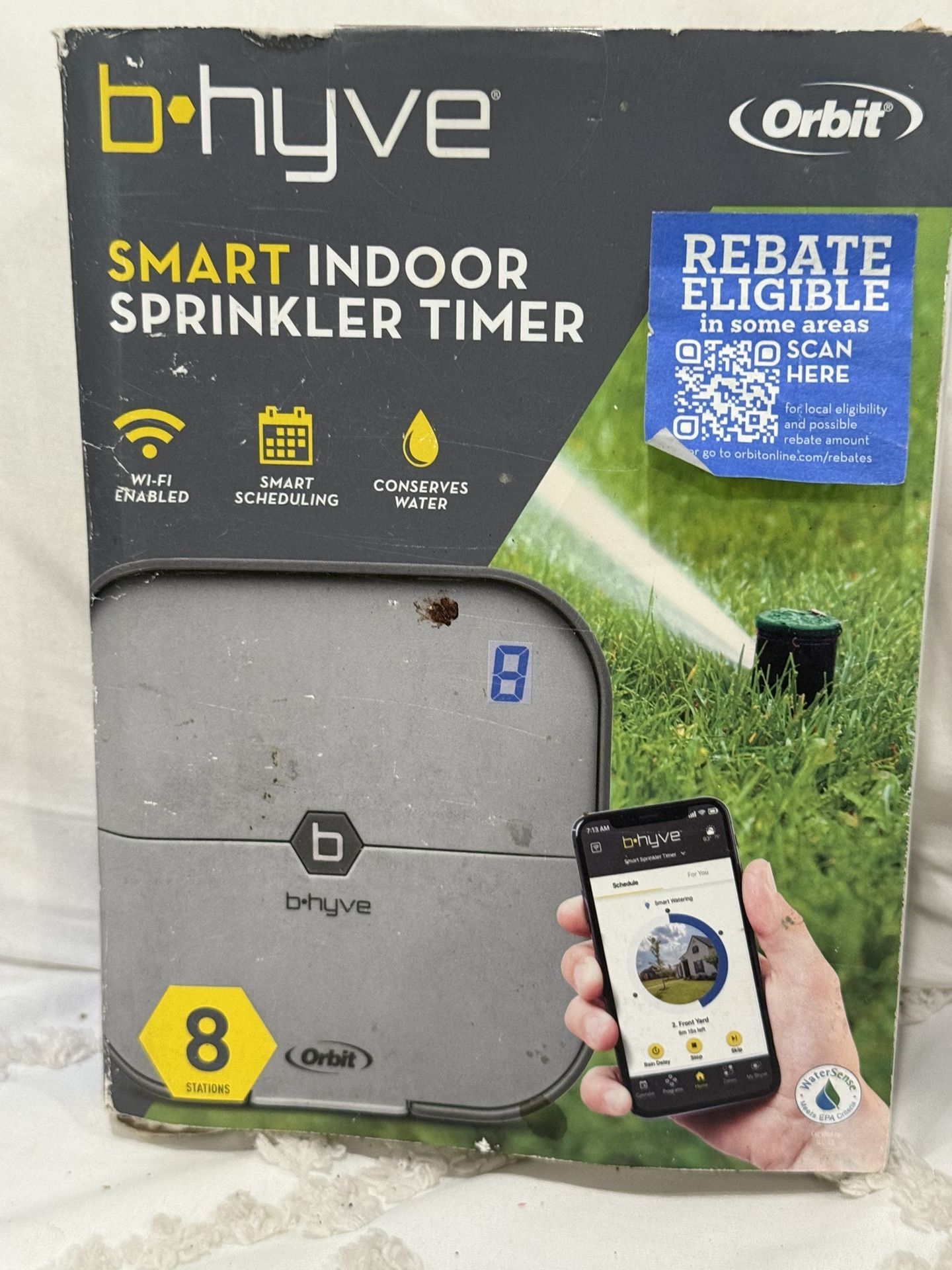 Orbit B-hyve 57925 Smart WiFi 8 Station Sprinkler System Controller