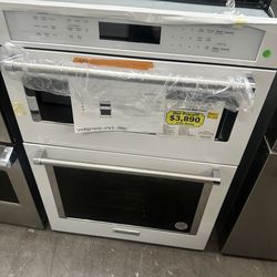 KitchenAid 30” microwave & wall oven