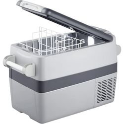 SETPOWER AJ40G PORTABLE REFRIGERATOR DUAL STORAGE ZONE FAST COOLING COMPATIBLE WITH 12V DC FOR CAR AND 110-240V AV