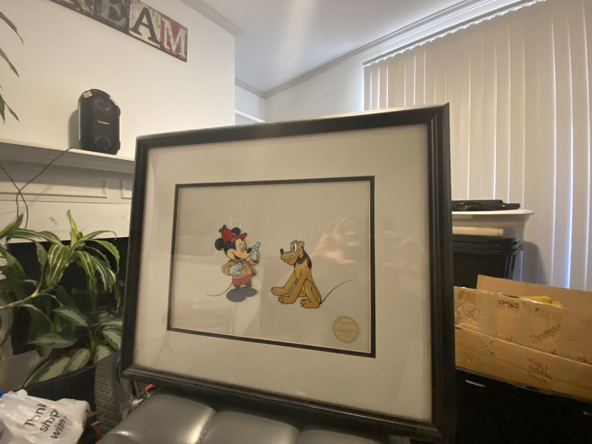 Mickey Mouse & Pluto - Serigraph