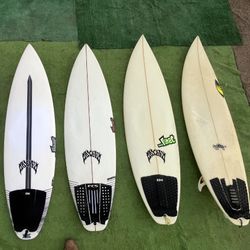 3 Lost Surfboards And 1 Sharp Eye Surfboard