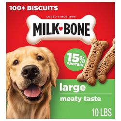 Milk Bone Crunchy Large Dog Treats, 10 Lb. Box $9.99
