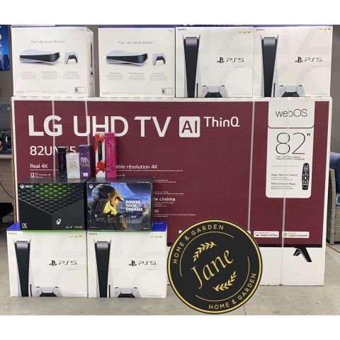 LG 82" TV With PS5 👏👏 Only $54 Down Payment 👏 We Do Financing 👏 No Credit Check