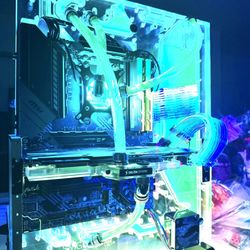 Liquid water Cooling Gaming pc desktop computer Ryzen 9 5900x 32gb ram rtx 2080ti 2tb ssd
