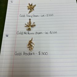 Gold Pendants - Description