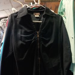 Women's Zipup Long Sleeve Shirt Size Small Message For Shipping 