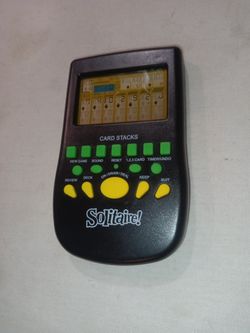 Solitaire Handheld Pocket Game Like New 