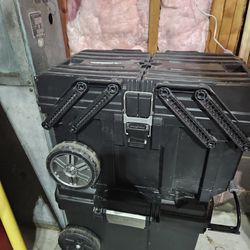 Husky Rolling Tool Box - Fold Out Drawers