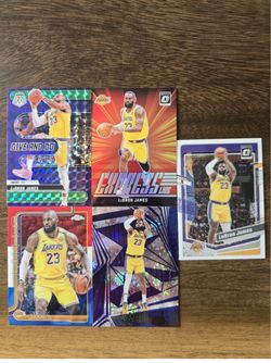 LOT - LEBRON JAMES , MOSAIC , OPTIC , PRIZM, CHROME