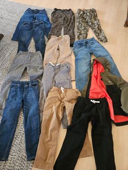 Boys pants and jacket size 7 and 8