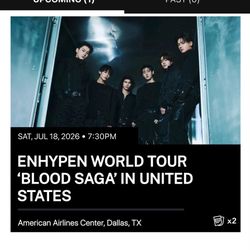 ENHYPEN WORLDTOUR BLOODSAGA IN DALLAS TICKETS 