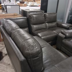 Clearance Sale! 100% Leather Sofas Startjng At $39 & Up
