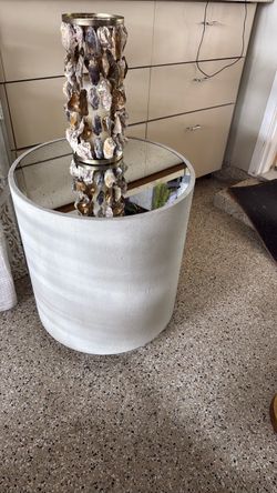 Mirrored Side Table