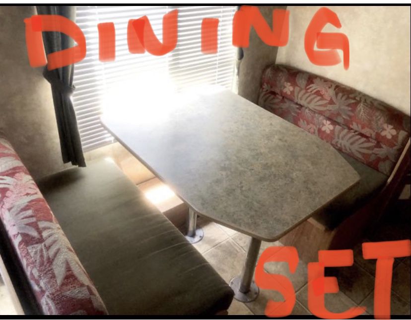 RV Trailer Furniture Dining Set and Couch/Bed 🎉OBO🎉