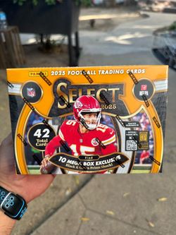 2025 Panini Select football mega boxes trading cards