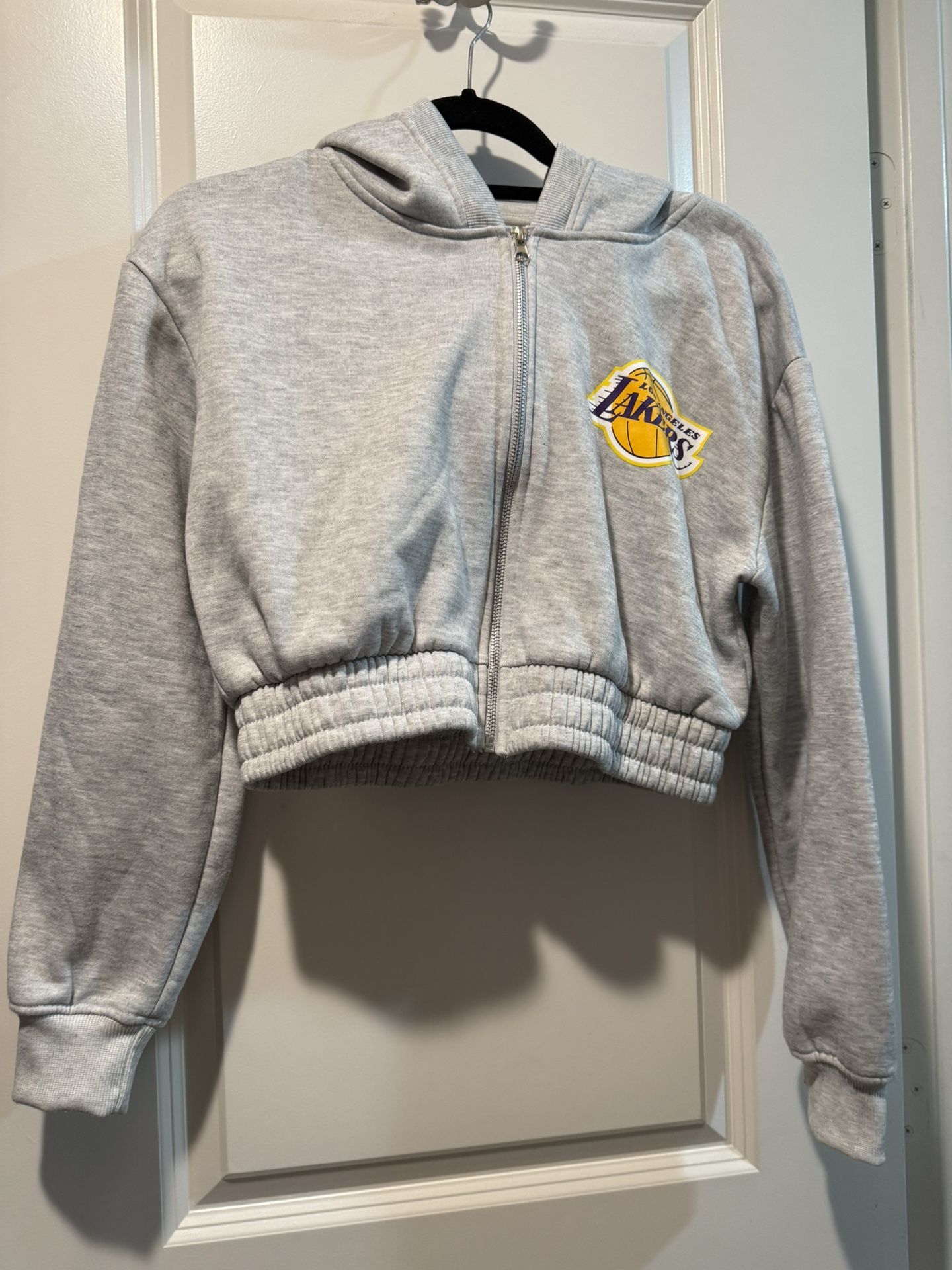 Cropped LA Lakers Logo Sweater