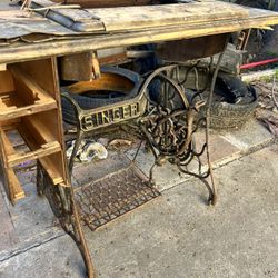 Antique Singer Sewing Machine Frame
