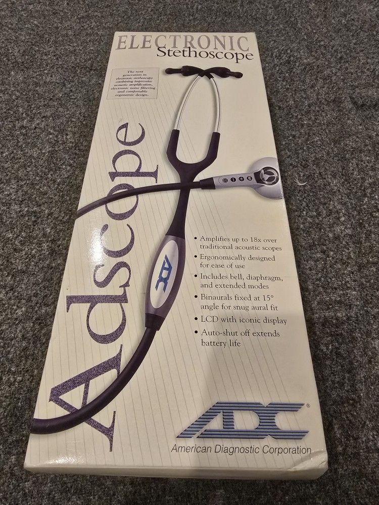 ADC 657BK Electronic Stethoscope