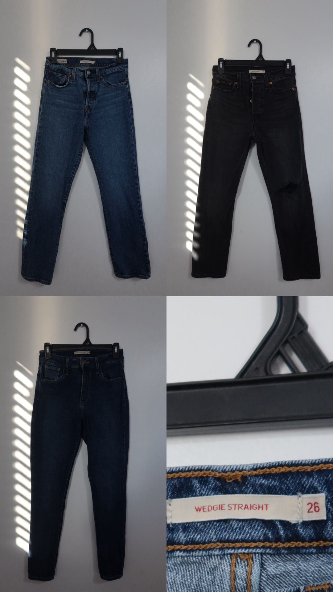 Levi’s Wedgie Straight & High Rise Skinny