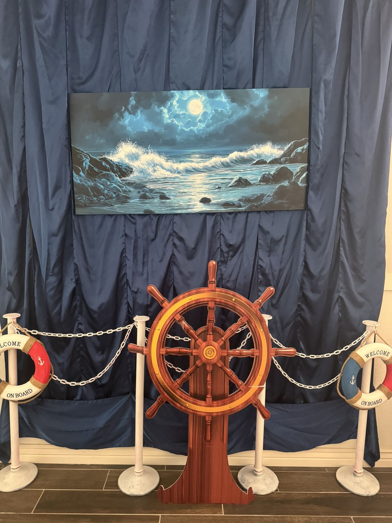 Nautical Party Backdrop