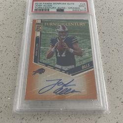 2018 Panini Josh Allen Auto /10