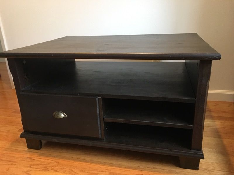Ikea Markor TV stand coffee table storage wood
