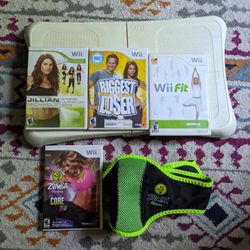 Wii Fit Board And Games Bundle