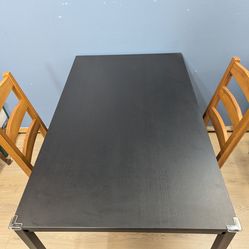 Table and chairs