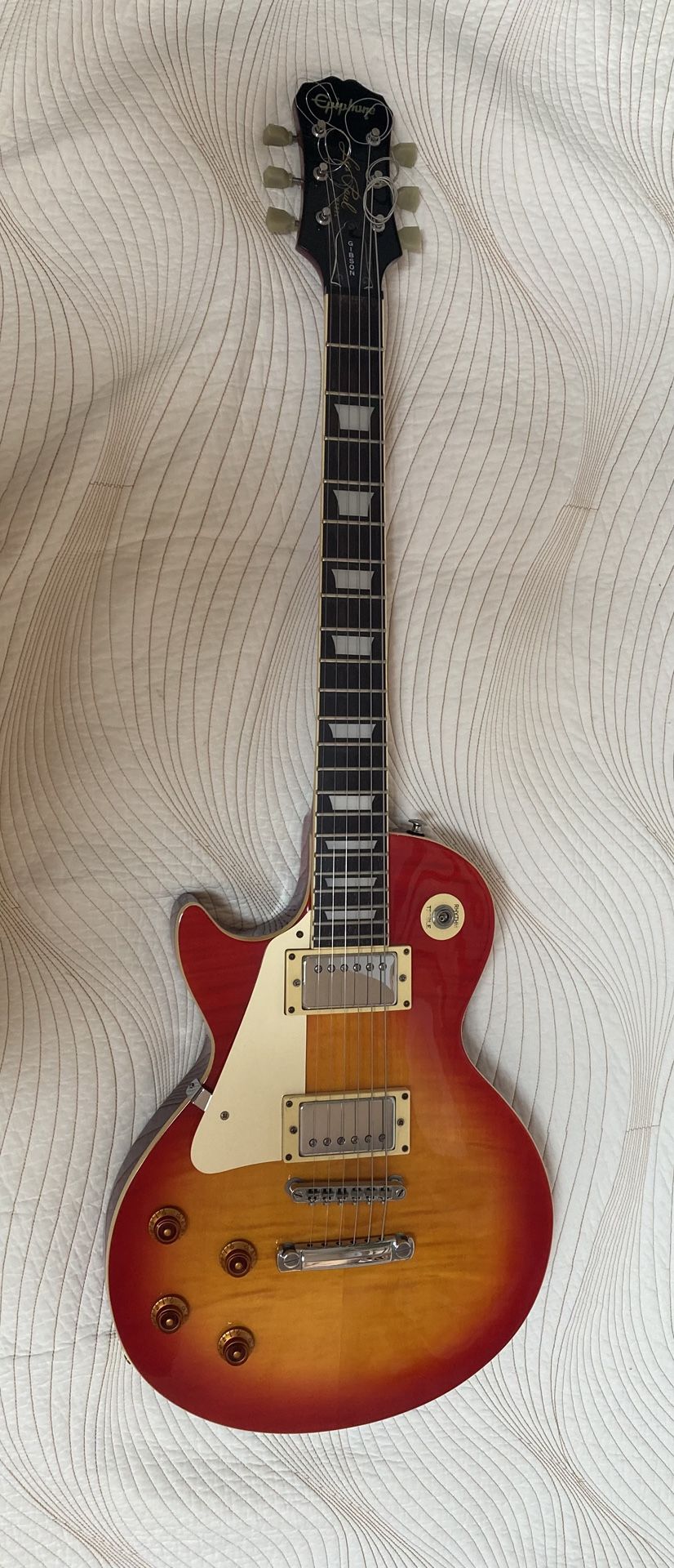 Epiphone Gibson Les Paul Left Handed W Padded Gibson Case/bag