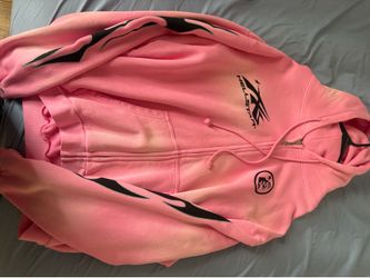 Hellstar pink zip up hoodie