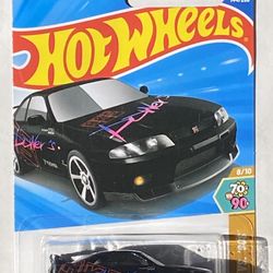 Hot Wheels Nissan Skyline GT-R R33 (HW ’70s vs ’90s) – Sealed Collectible