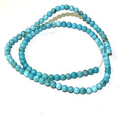 Strand Of 4mm Turquoise Beads 