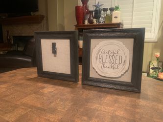 Wall Decor blessed thankful artwork