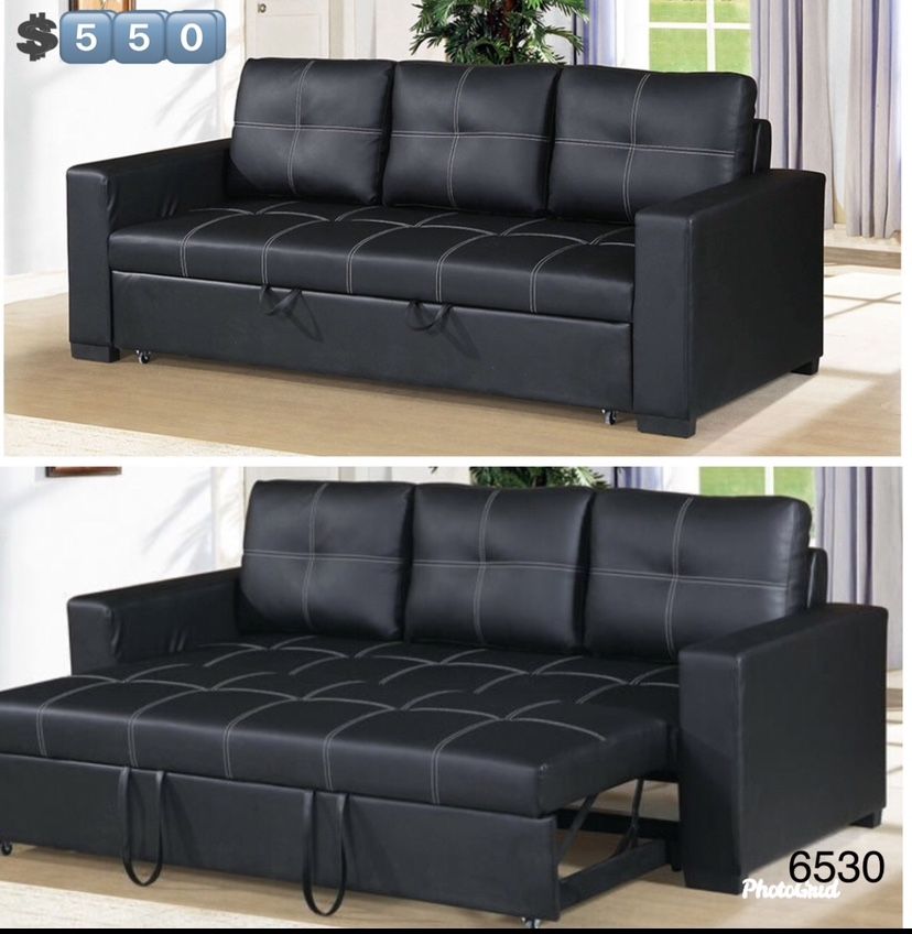 Sofa Bed. Brand New In Black Color.