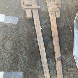 TRIMO 24 inch pipe wrenches