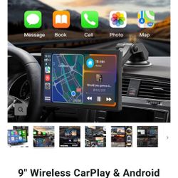 9" Wireless Touchscreen Audio CarPlay & Android Auto
