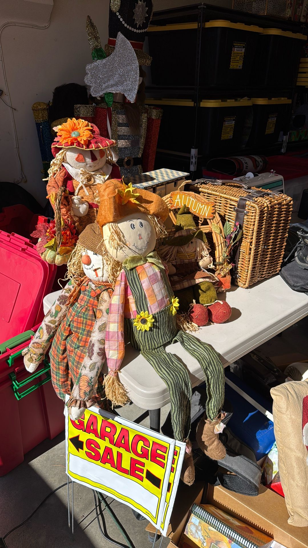 Set Of 4 Fall Yard Decorations