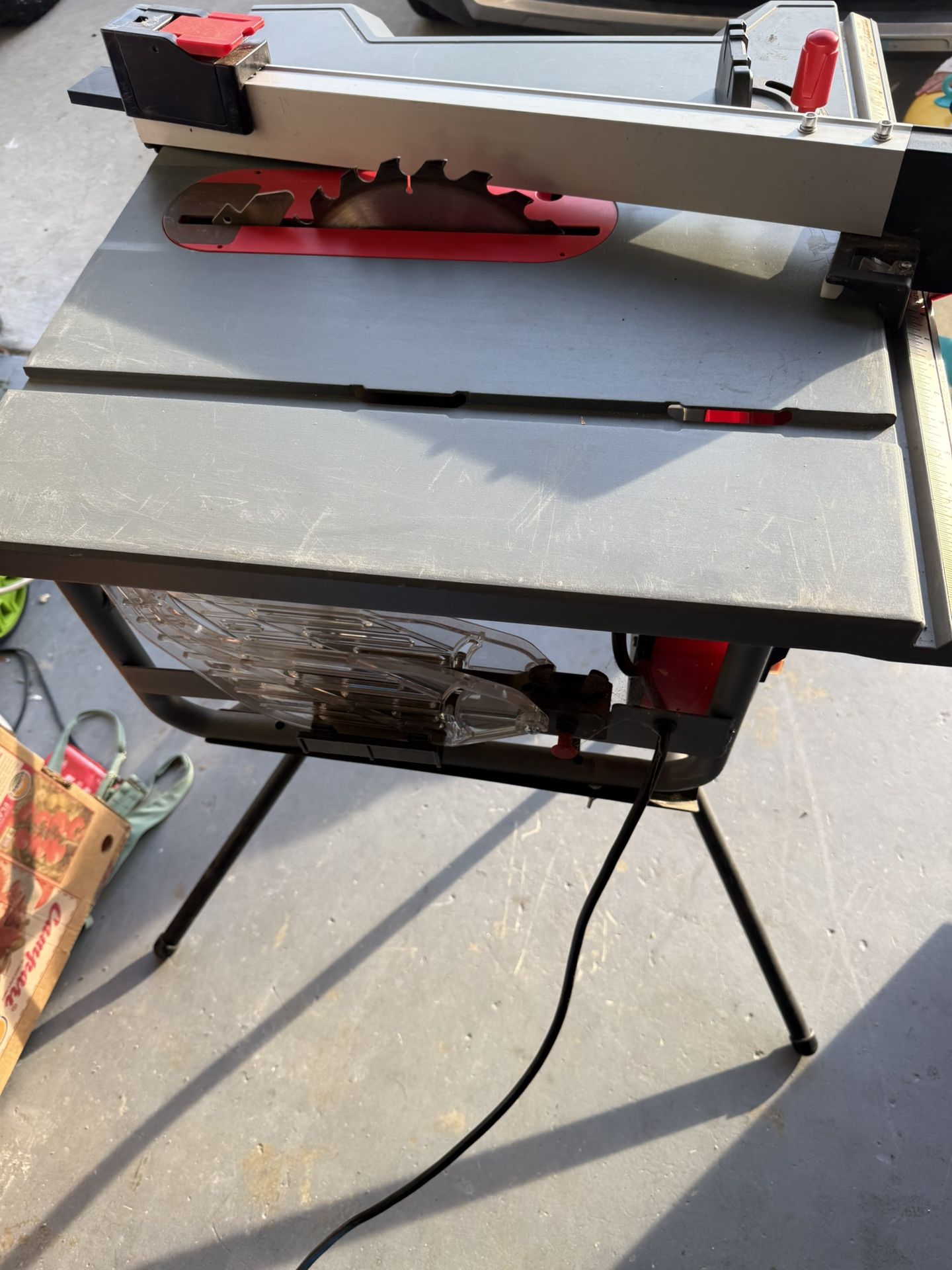 Craftsman table saw, 10” blade